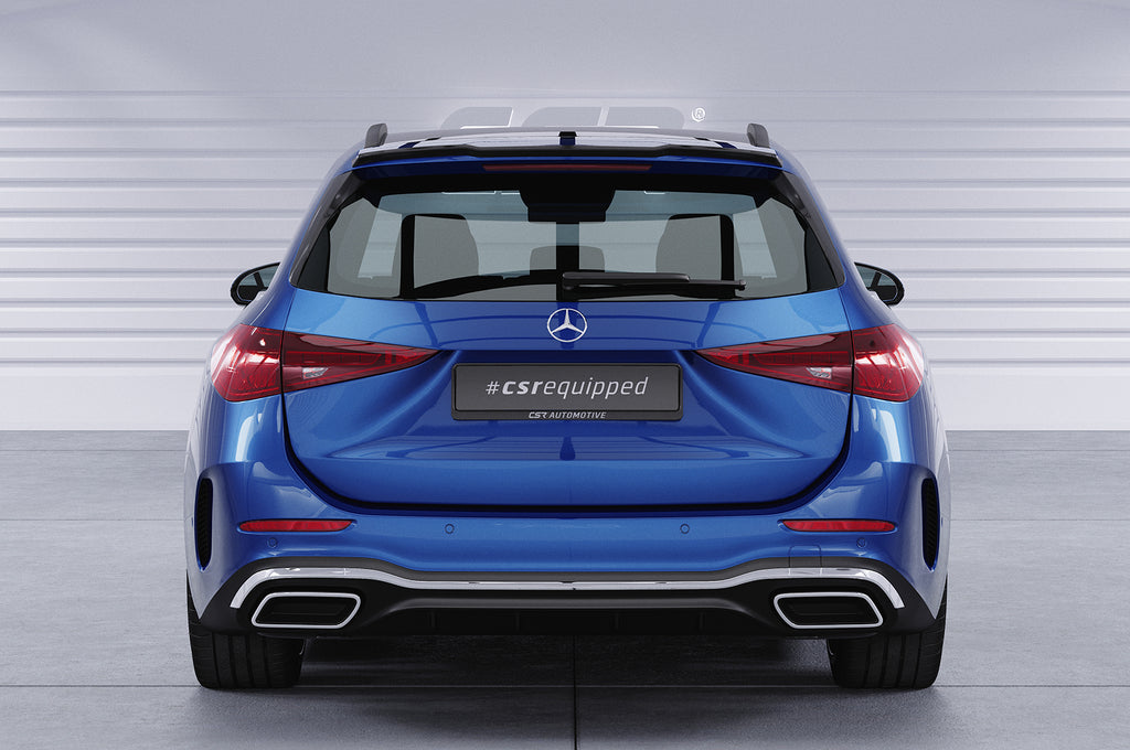 CSR Heckspoiler | Heckflügel mit ABE für Mercedes-Benz C-Klasse S206 T-Modell HF045-L Unlackiert roh (Lackierung erforderlich)