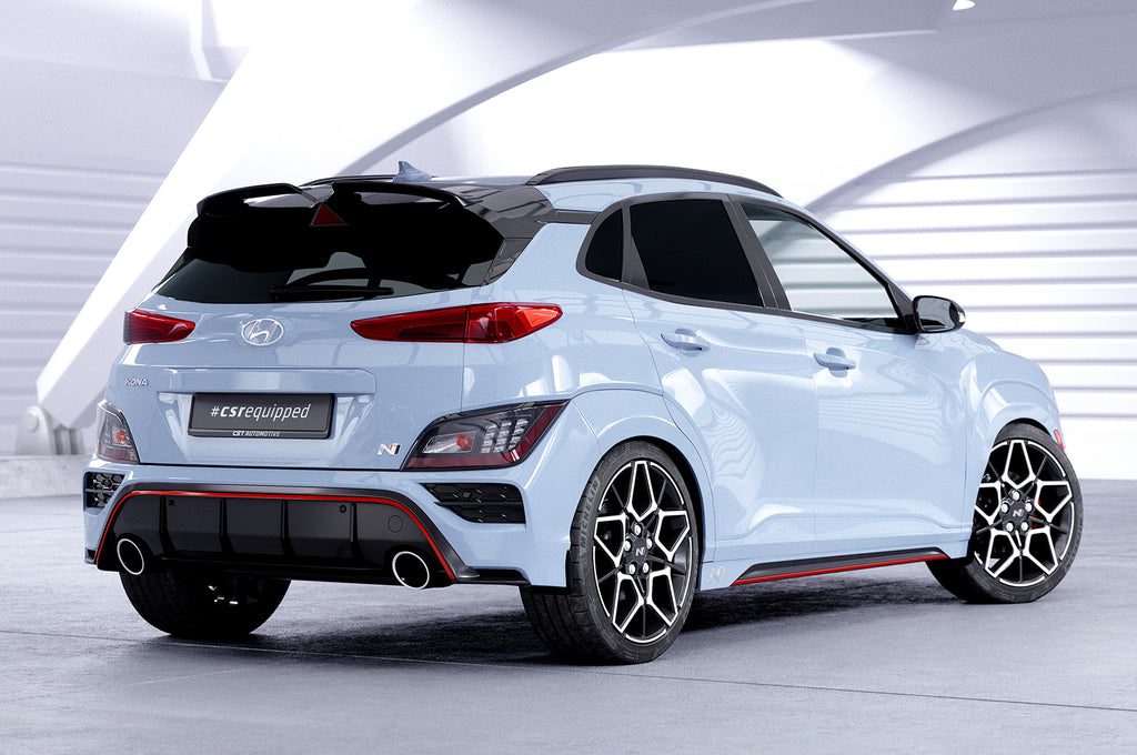 CSR Heckspoiler | Heckflügel mit ABE für Hyundai Kona N HF046-G Glossy schwarz Hochglanz (keine Lackierung erforderlich)