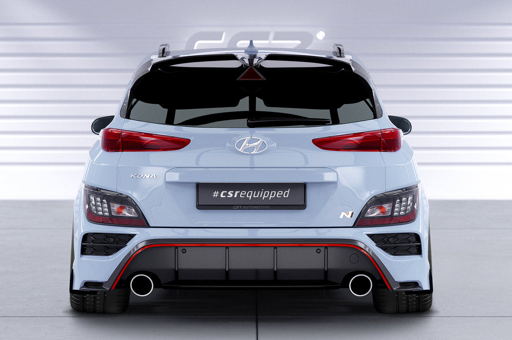 CSR Heckspoiler | Heckflügel mit ABE für Hyundai Kona N HF046-S Strukturiert schwarz matt (keine Lackierung erforderlich)