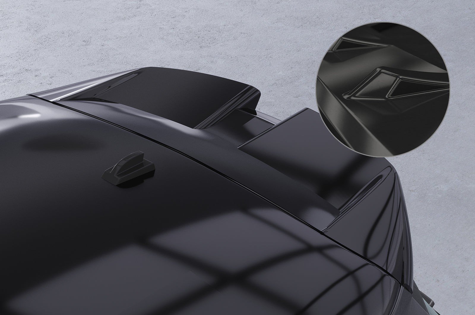CSR Heckspoiler | Heckflügel mit ABE für Mini F55/F56/F66 HF048-G Glossy schwarz Hochglanz (keine Lackierung erforderlich)