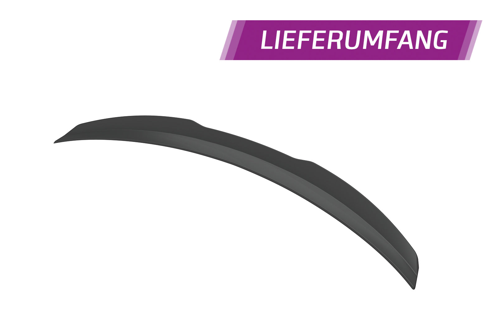 CSR Heckspoiler | Heckflügel mit ABE für Alfa Romeo Giulia (Typ 952) HF050-G Glossy schwarz Hochglanz (keine Lackierung erforderlich)