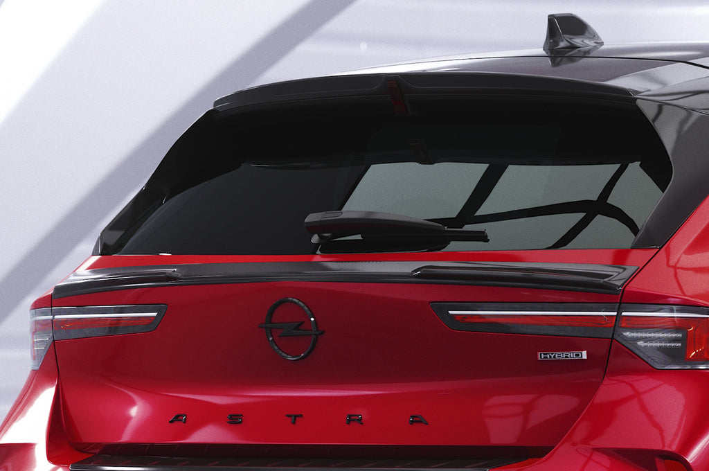 CSR Heckspoiler | Heckflügel mit ABE für Opel Astra L HF053-S Strukturiert schwarz matt (keine Lackierung erforderlich)