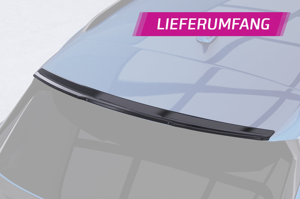 CSR Heckspoiler | Heckflügel mit ABE für Audi e-tron / Q8 e-tron GE HF054-S Strukturiert schwarz matt (keine Lackierung erforderlich)