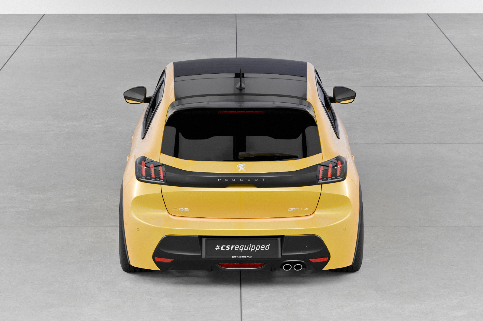 CSR Heckspoiler | Heckflügel mit ABE für Peugeot 208 II HF057
