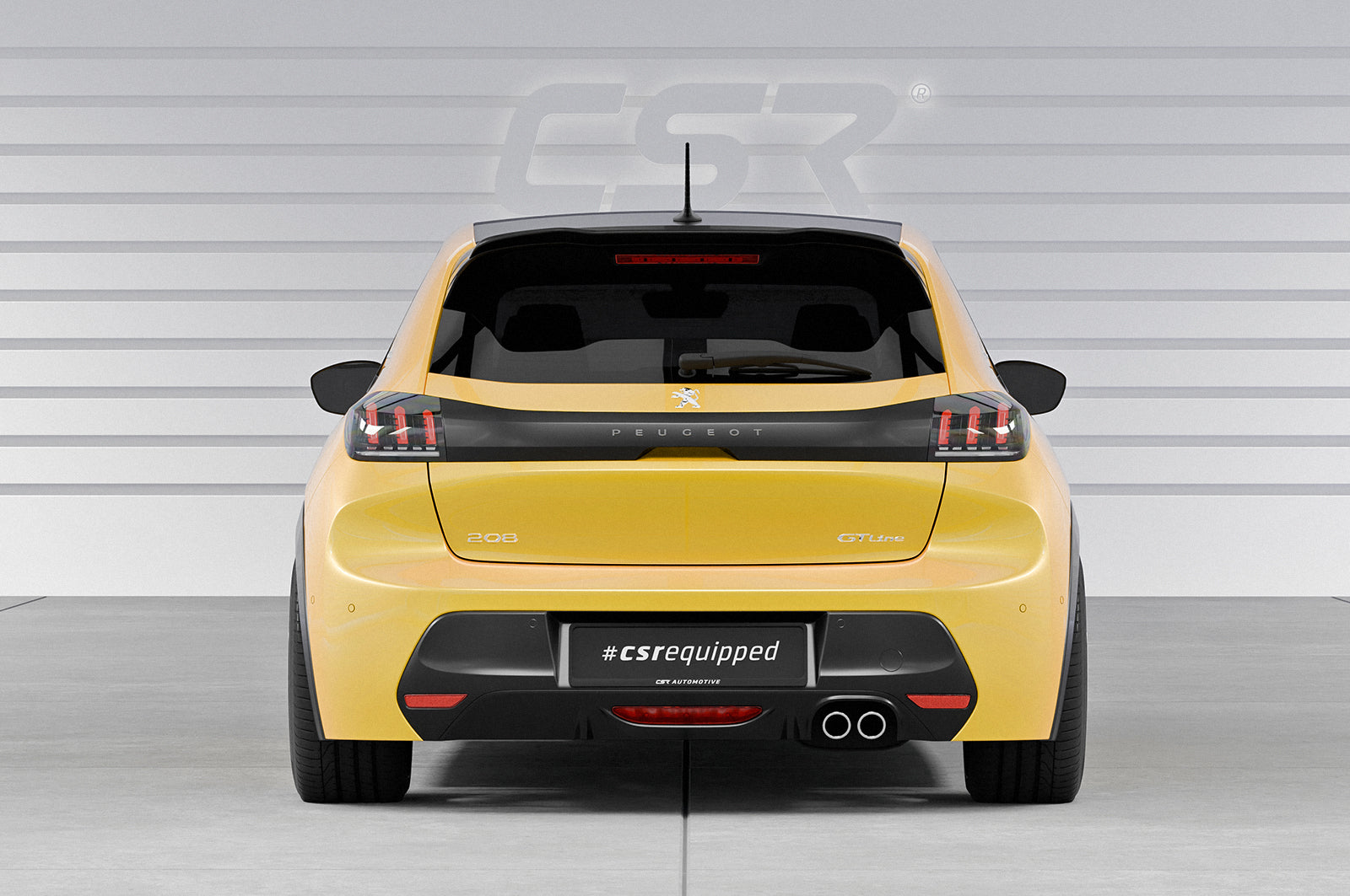 CSR Heckspoiler | Heckflügel mit ABE für Peugeot 208 II HF057