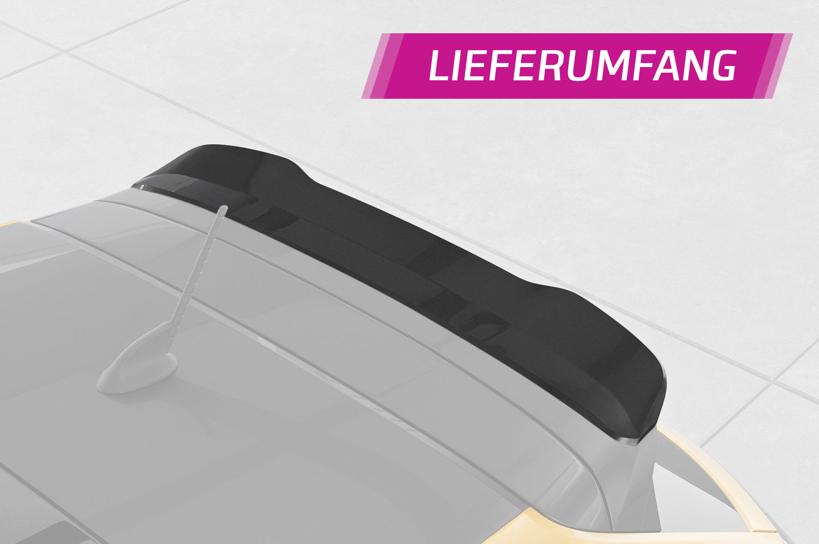 CSR Heckspoiler | Heckflügel mit ABE für Peugeot 208 II HF057