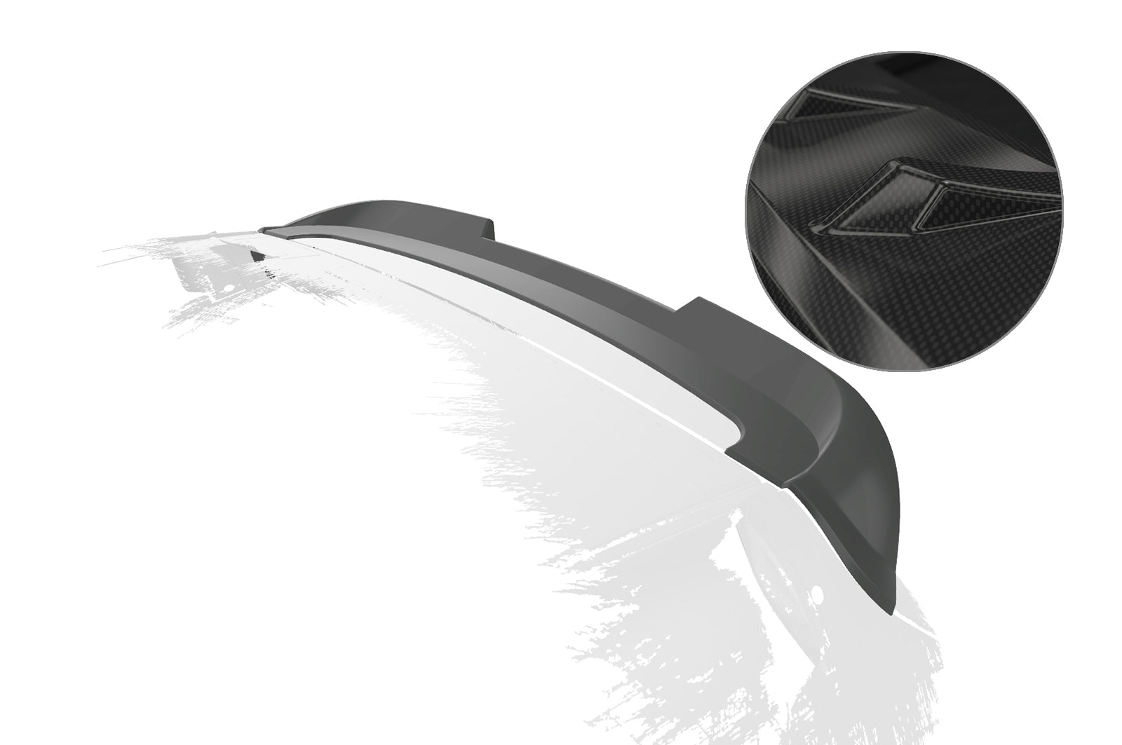 CSR Heckspoiler | Heckflügel mit ABE für Kia Picanto (TA) HF063-C Carbon Look Hochglanz (keine Lackierung erforderlich)