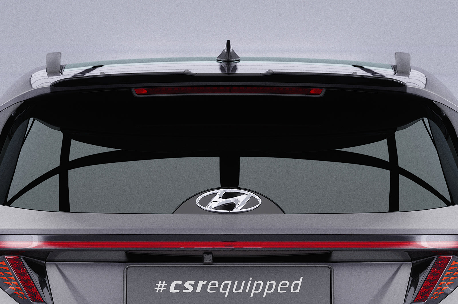 CSR Heckspoiler | Heckflügel mit ABE für Hyundai Tucson 4 (NX4) HF068-C Carbon Look Hochglanz (keine Lackierung erforderlich)