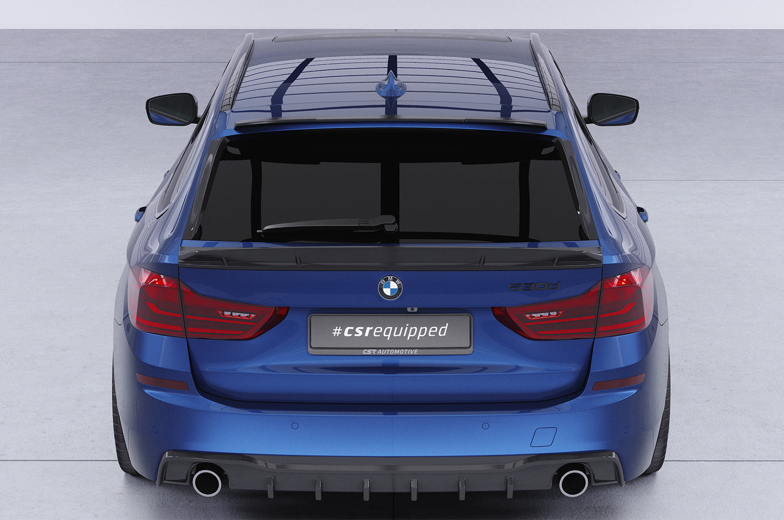 CSR Heckspoiler | Heckflügel mit ABE für BMW 5er G31 Touring HF072-G Glossy schwarz Hochglanz (keine Lackierung erforderlich)