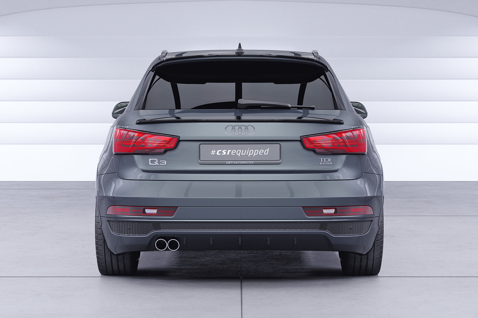 CSR Heckspoiler | Heckflügel mit ABE für Audi Q3 (8U) HF094