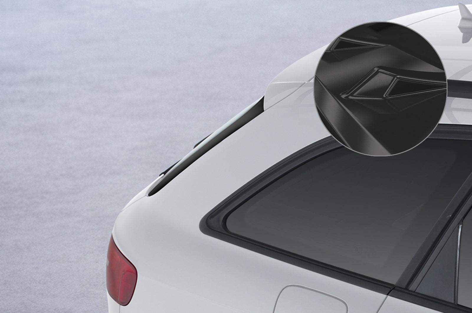 CSR Heckspoiler | Heckflügel mit ABE für Audi A4 B8 (Typ 8K) Avant HF095-G Glossy schwarz Hochglanz (keine Lackierung erforderlich)