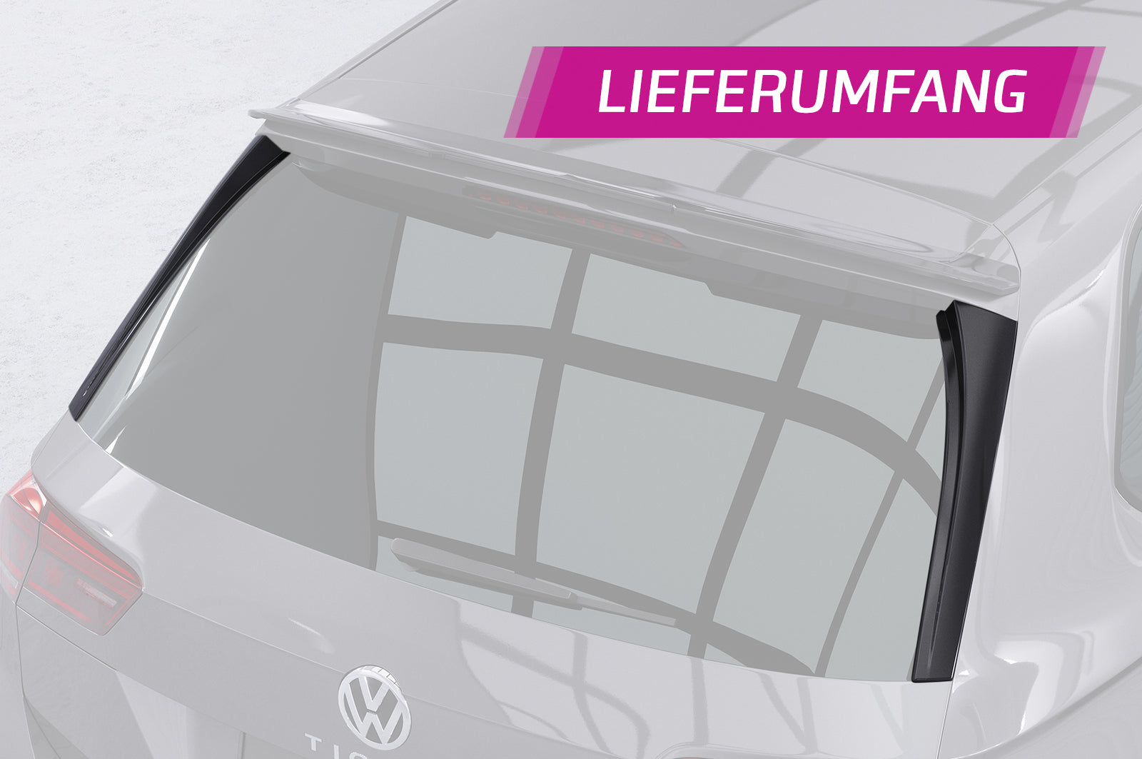 CSR Heckspoiler | Heckflügel mit ABE für VW Tiguan 2 (Typ AD1) Allspace HF096