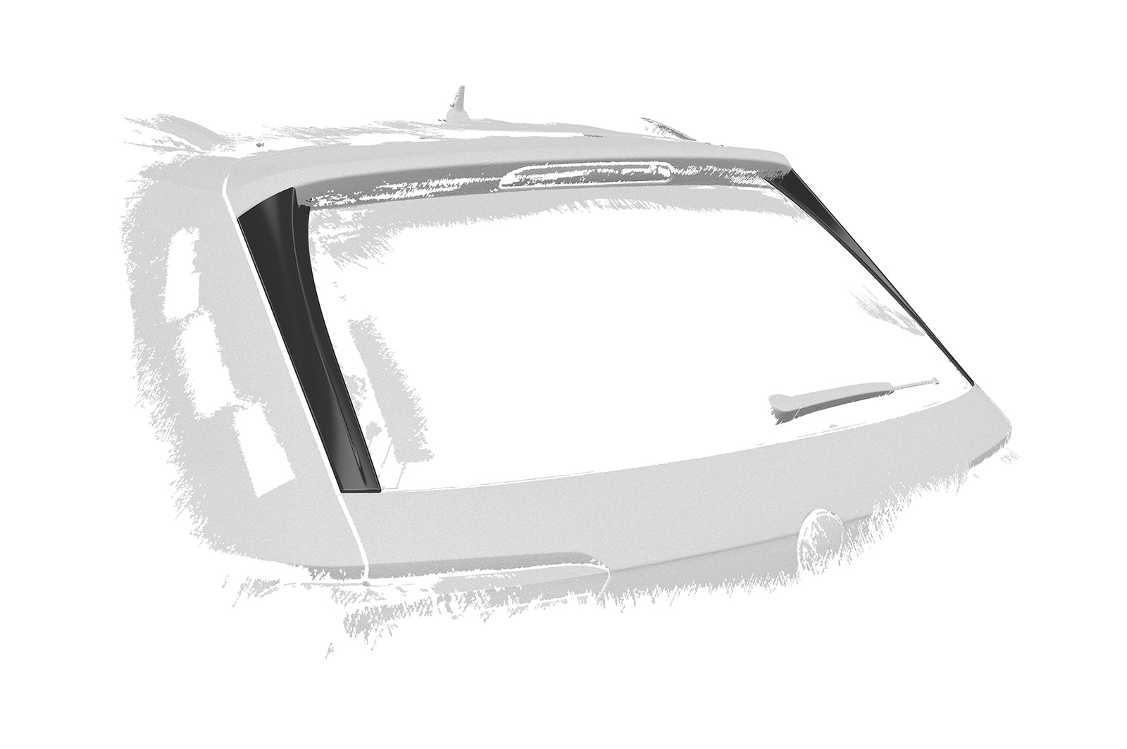 CSR Heckspoiler | Heckflügel mit ABE für VW Tiguan 2 (Typ AD1) Allspace HF096
