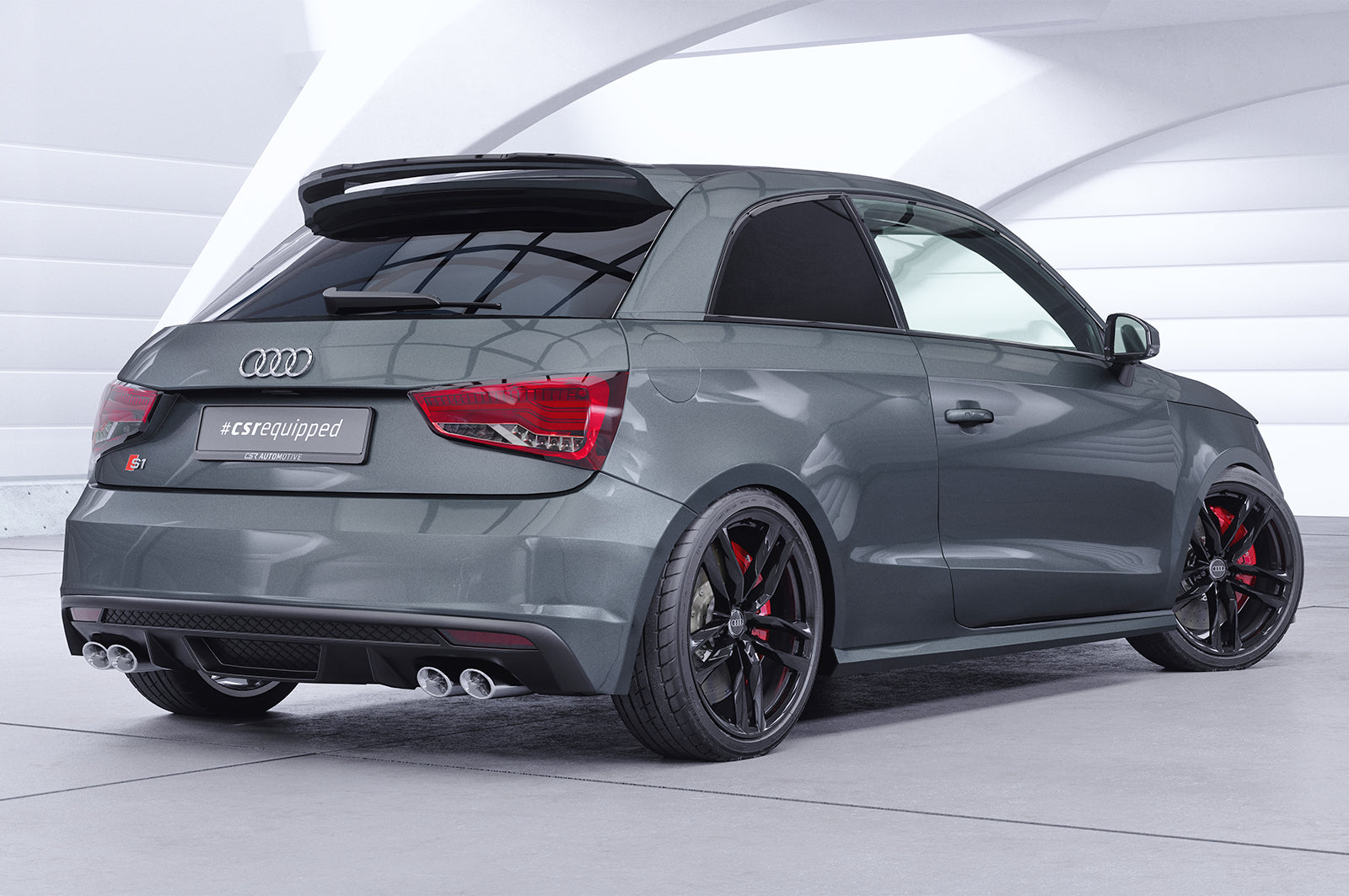 CSR Heckspoiler | Heckflügel mit ABE für Audi S1 (8X) Sportback HF100
