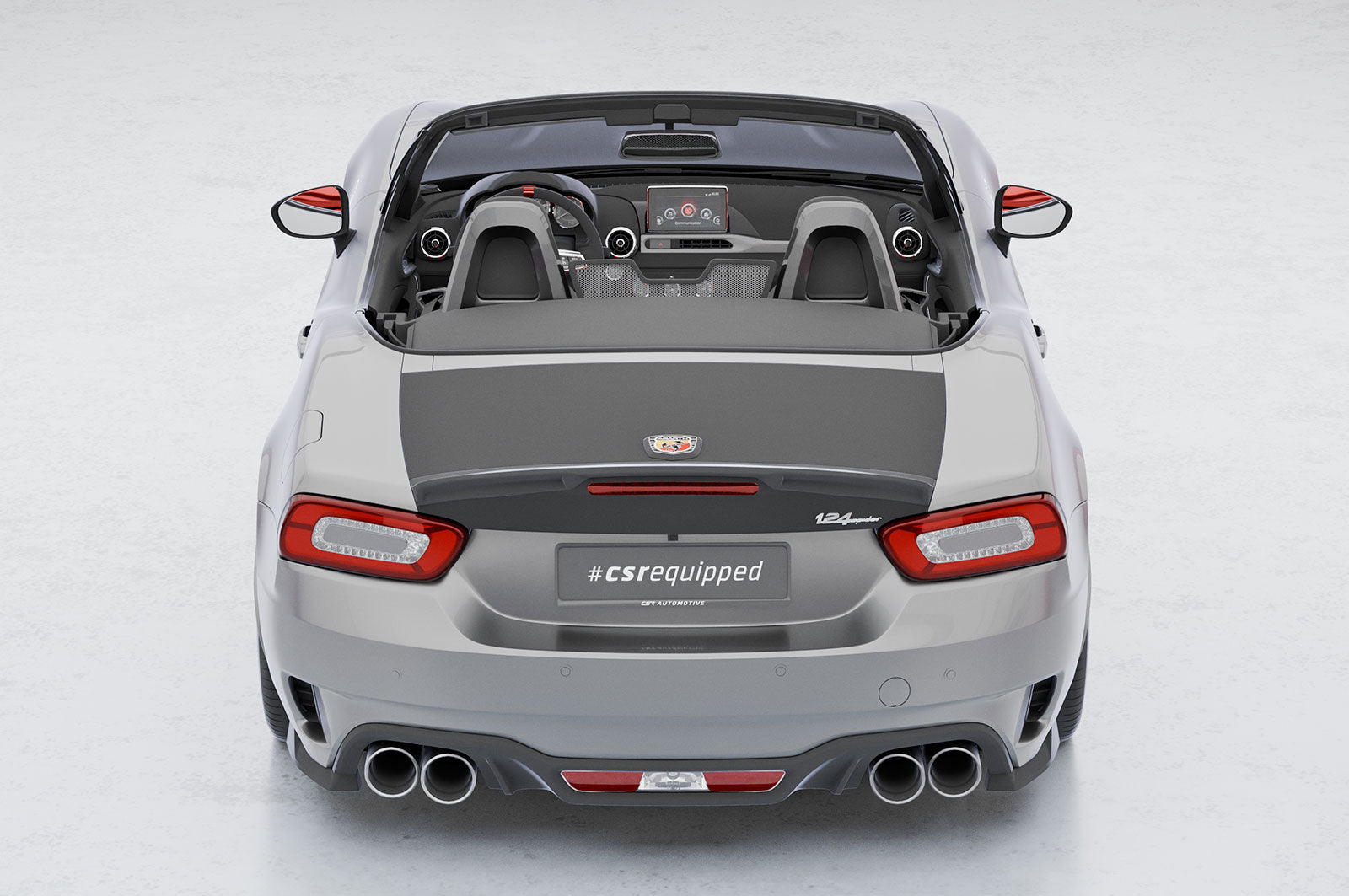 CSR Heckspoiler | Heckflügel mit ABE für Fiat 124 Spider (inkl. Abarth) HF106
