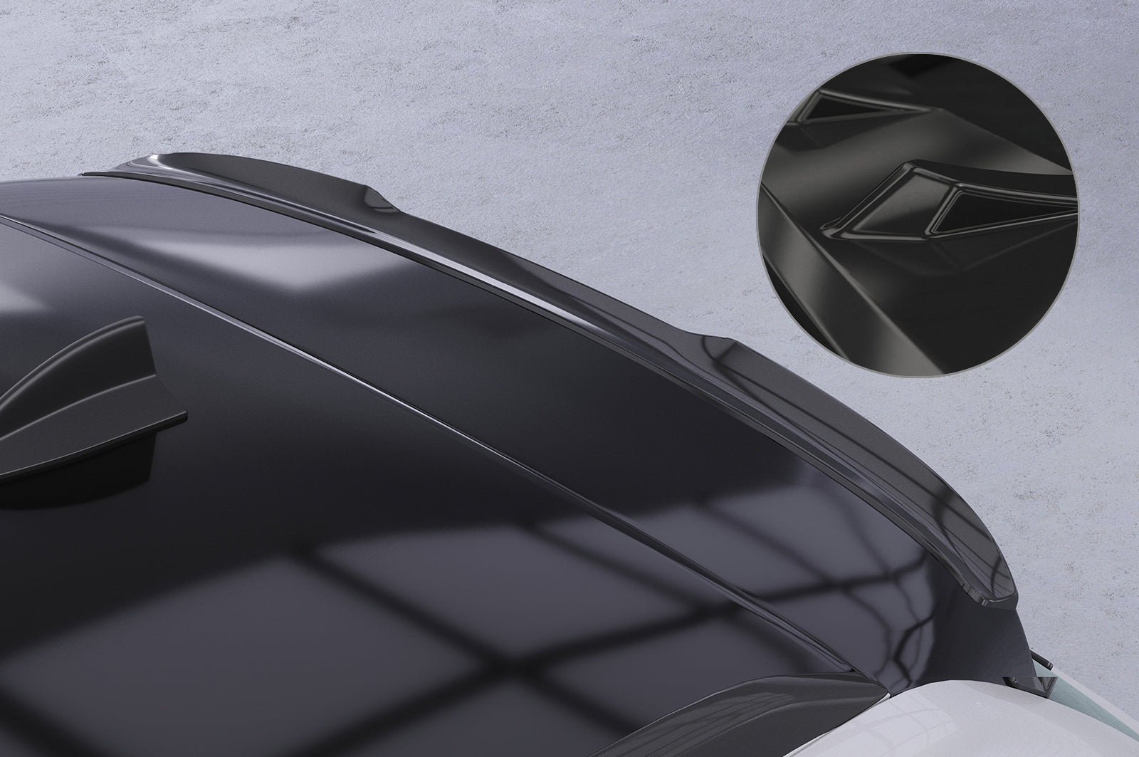 CSR Heckspoiler | Heckflügel mit ABE für BMW 3er E91 Touring HF113-G Glossy schwarz Hochglanz (keine Lackierung erforderlich)