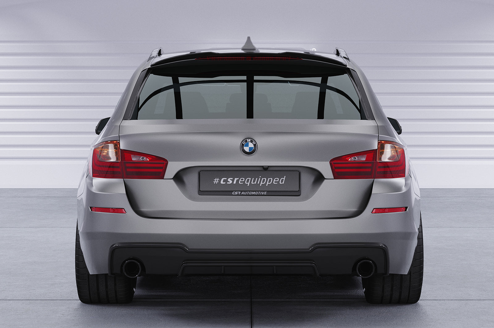 CSR Heckspoiler | Heckflügel mit ABE für BMW 5er F11 Touring HF114-G Glossy schwarz Hochglanz (keine Lackierung erforderlich)