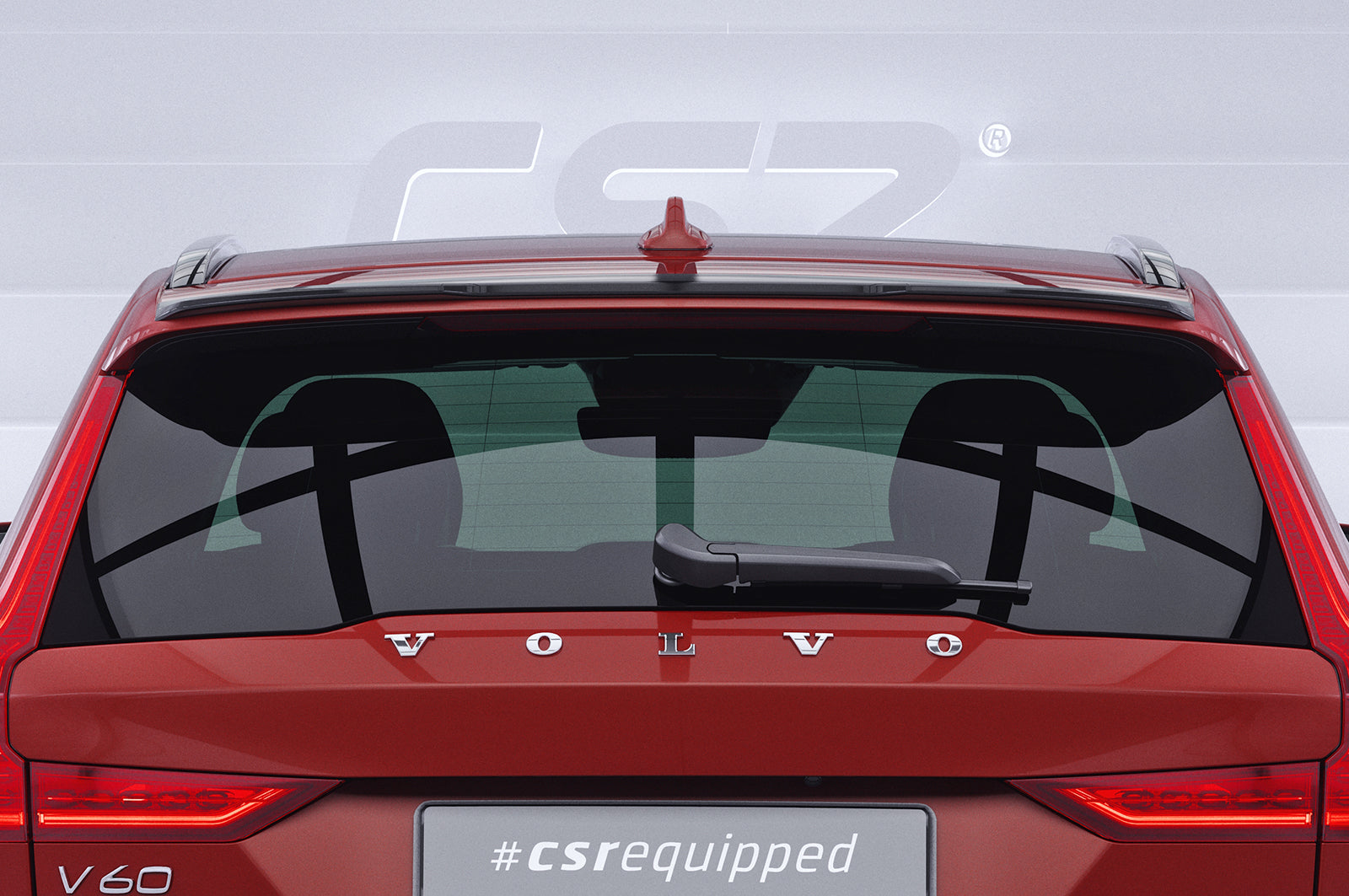 CSR Heckspoiler | Heckflügel mit ABE für Volvo V60 (2.Gen) HF116