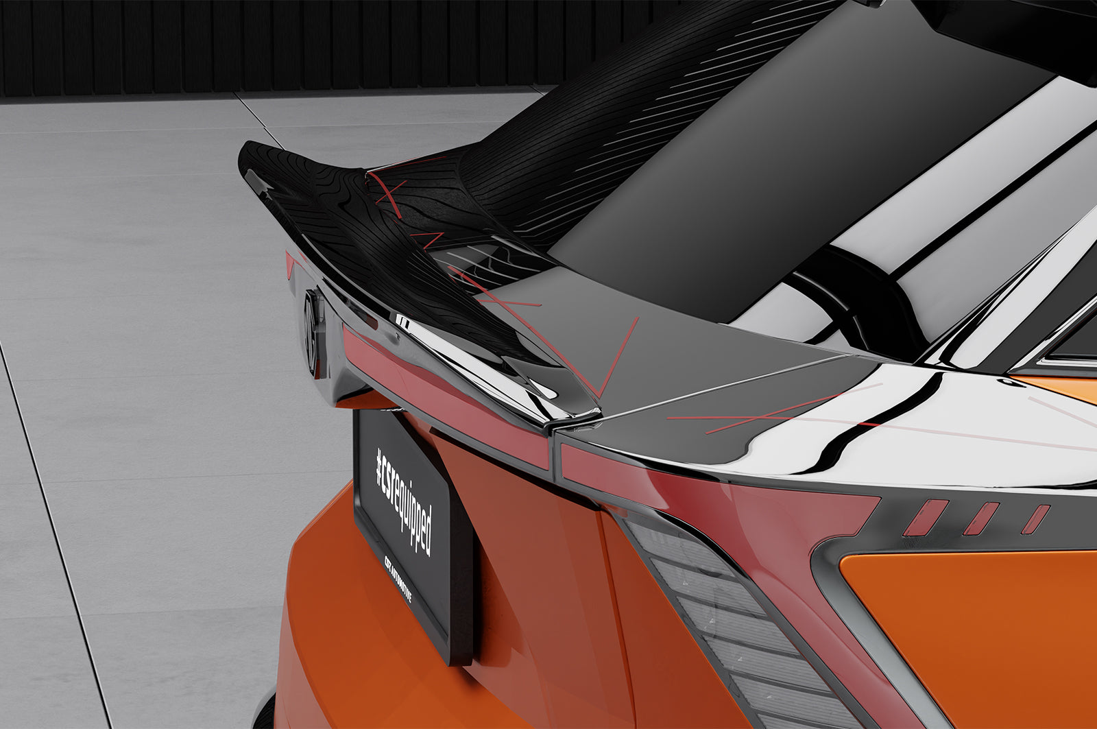 CSR Heckspoiler | Heckflügel mit ABE für MG Mulan / 4 HF118