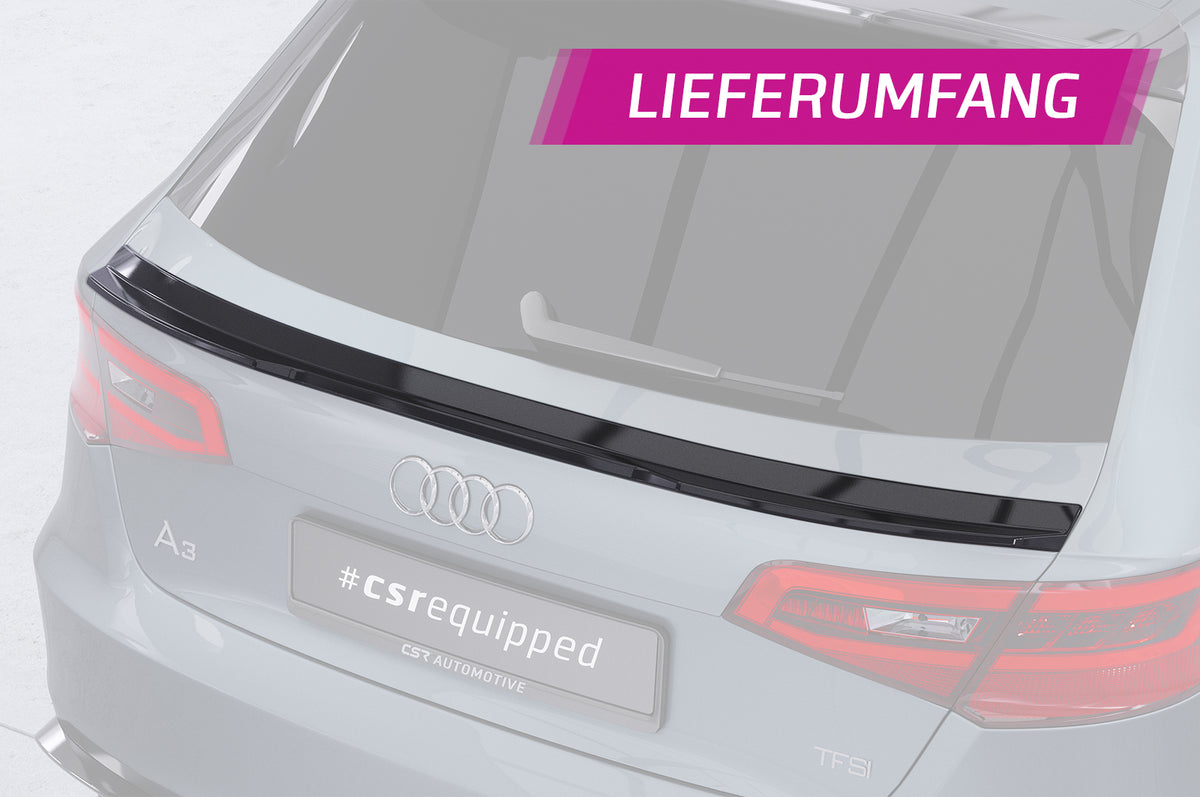 CSR Heckspoiler | Heckflügel mit ABE für Audi A3 / S3 / RS3 8V HF124