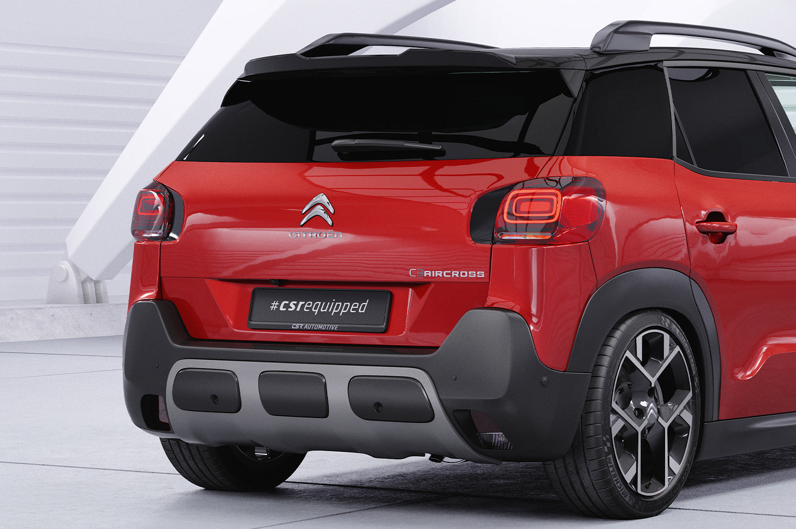 CSR Heckspoiler | Heckflügel mit ABE für Citroen C3 Aircross 2 HF148
