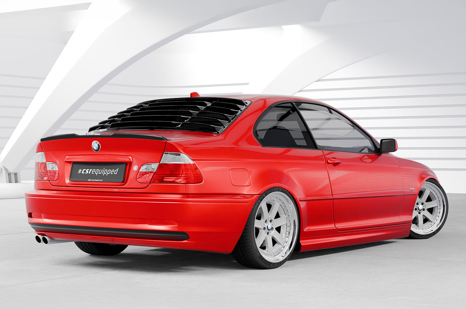 CSR Heckspoiler | Heckflügel mit ABE für BMW 3er E46 Coupe / Cabrio HF162