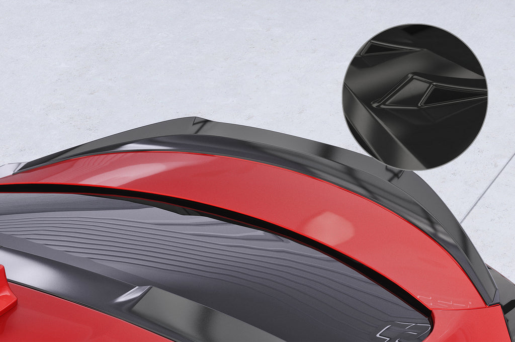 CSR Heckspoiler | Heckflügel mit ABE für Subaru BRZ (2.Gen) / Toyota GR86 HF187-G Glossy schwarz Hochglanz (keine Lackierung erforderlich)