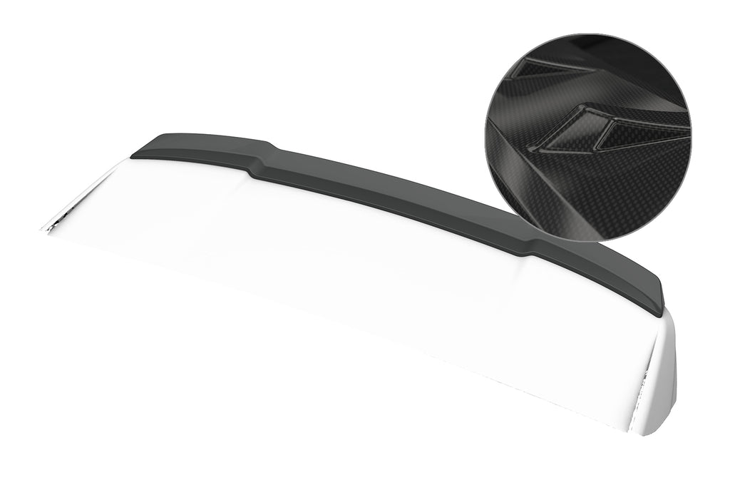 CSR Heckspoiler | Heckflügel mit ABE für Ford Edge MK2 HF199-C Carbon Look Hochglanz (keine Lackierung erforderlich)