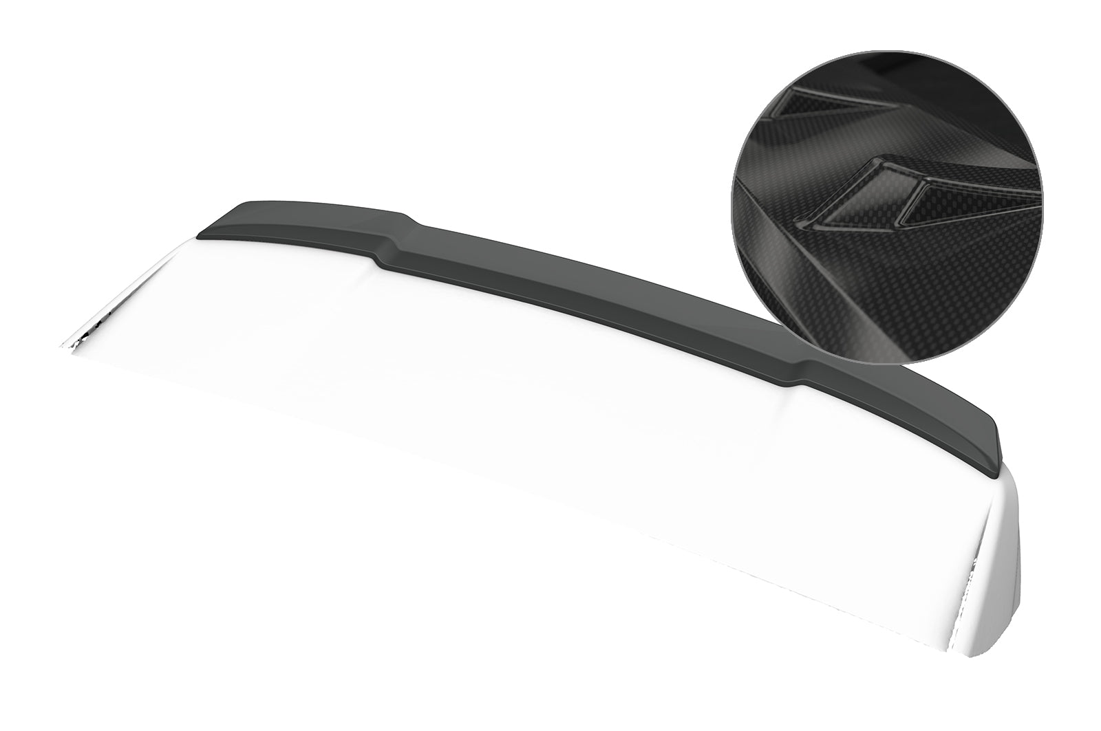 CSR Heckspoiler | Heckflügel mit ABE für Ford Edge MK2 HF199-C Carbon Look Hochglanz (keine Lackierung erforderlich)