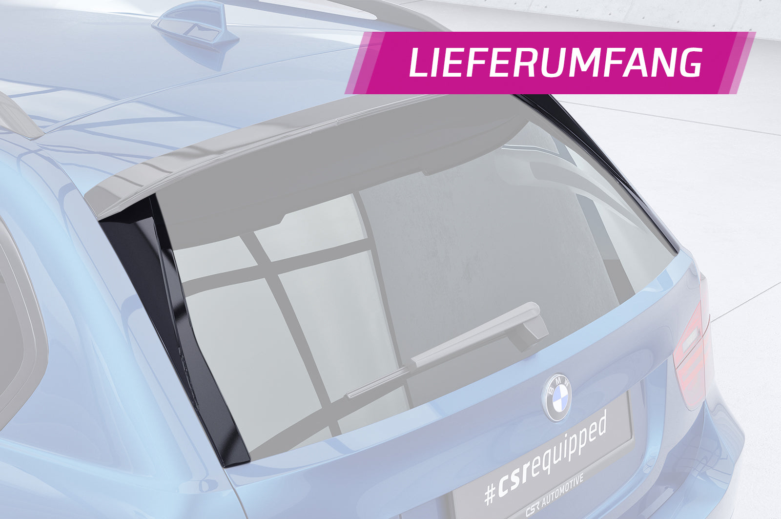 CSR Heckspoiler | Heckflügel mit ABE für BMW 3er E91 Touring HF216