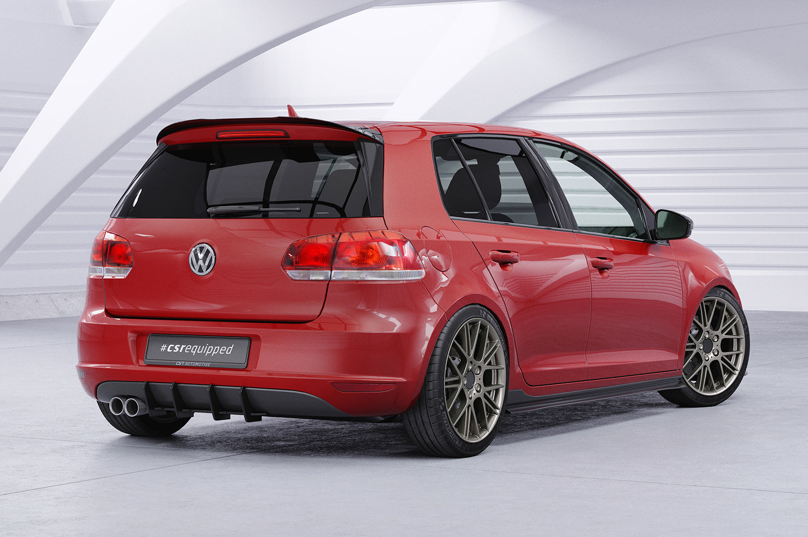 CSR Heckspoiler | Heckflügel mit ABE für VW Golf 6 (1K) Schrägheck (Basis) HF217