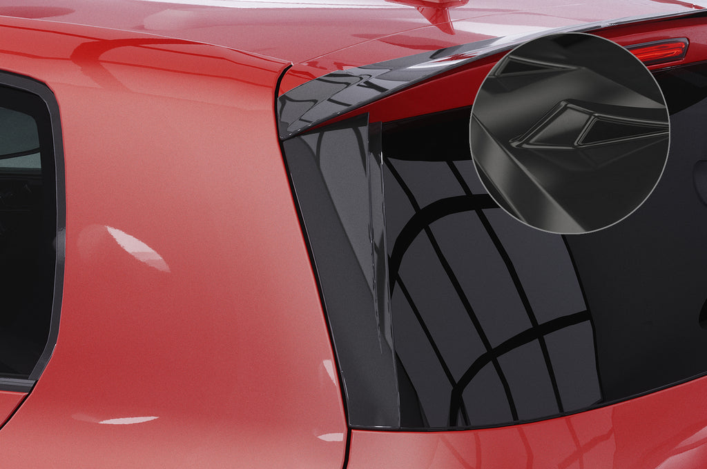 CSR Heckspoiler | Heckflügel mit ABE für VW Golf 6 (1K) Schrägheck (Basis) HF217-G Glossy schwarz Hochglanz (keine Lackierung erforderlich)