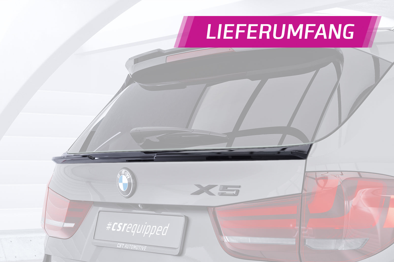 CSR Heckspoiler | Heckflügel mit ABE für BMW X5 F15 HF223