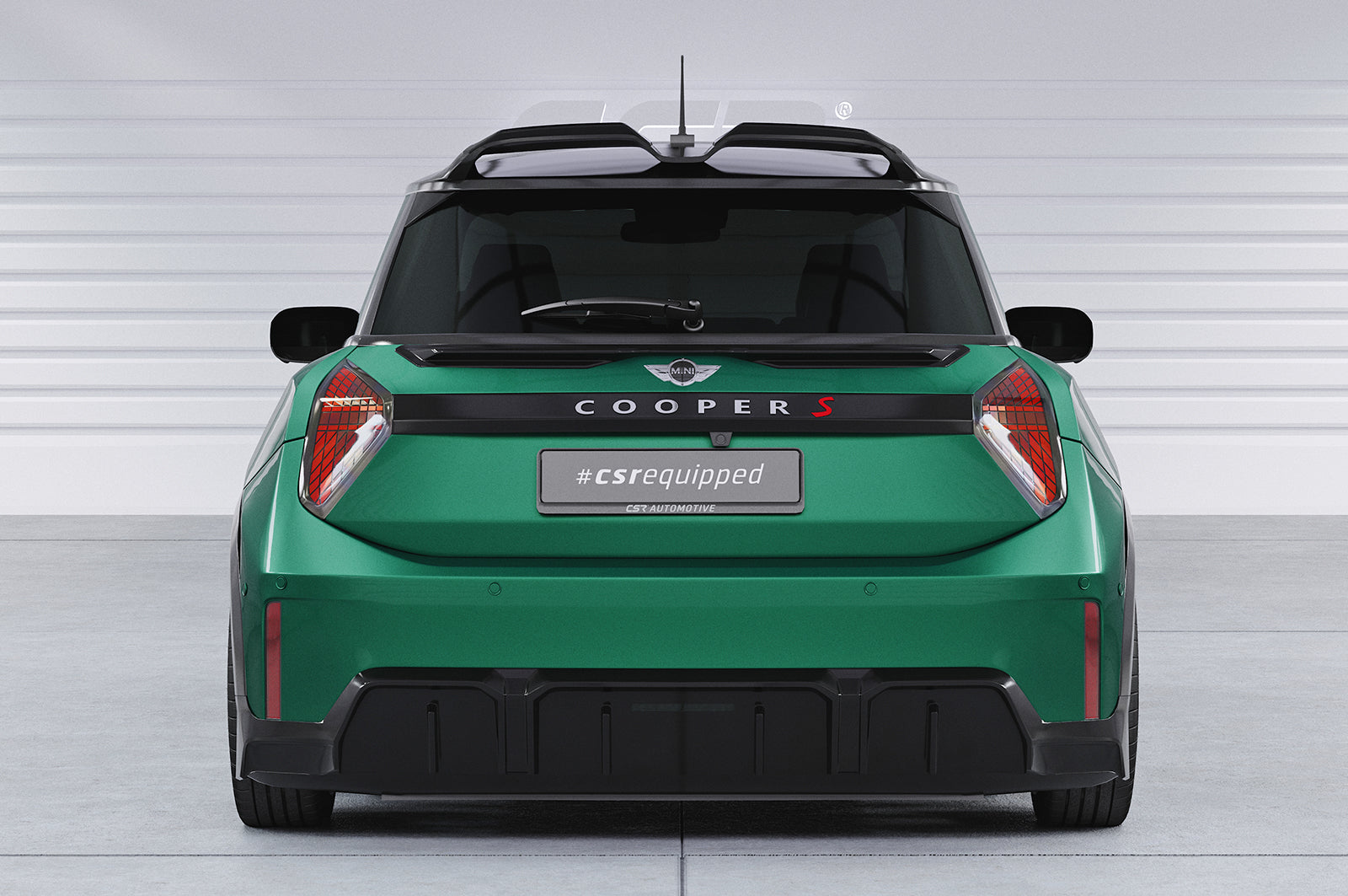 CSR Heckspoiler | Heckflügel mit ABE für Mini F65 / F66 JCW / JCW Trim HF228-S Strukturiert schwarz matt (keine Lackierung erforderlich)