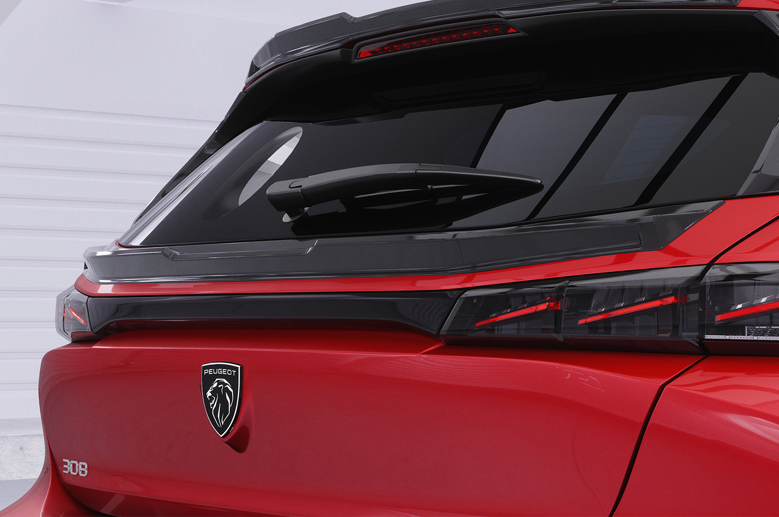CSR Heckspoiler | Heckflügel mit ABE für Peugeot 308 (P51) Schrägheck HF236
