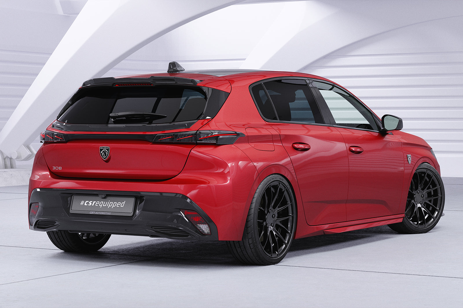 CSR Heckspoiler | Heckflügel mit ABE für Peugeot 308 (P51) Schrägheck HF236