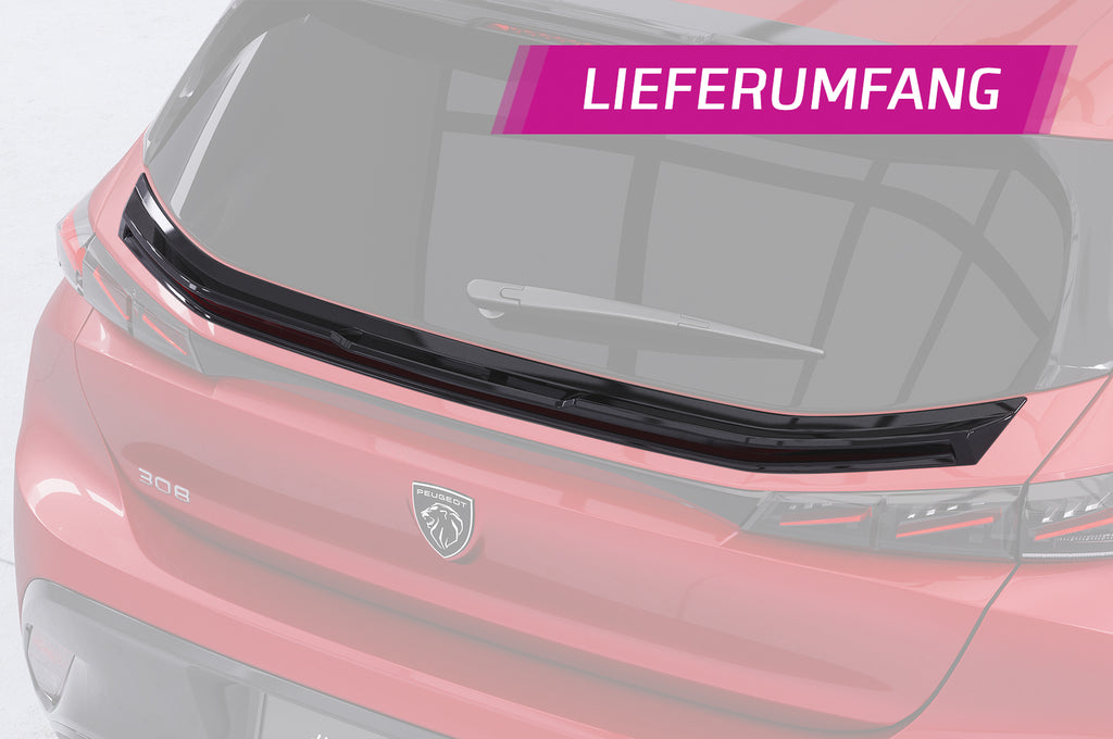 CSR Heckspoiler | Heckflügel mit ABE für Peugeot 308 (P51) Schrägheck HF236