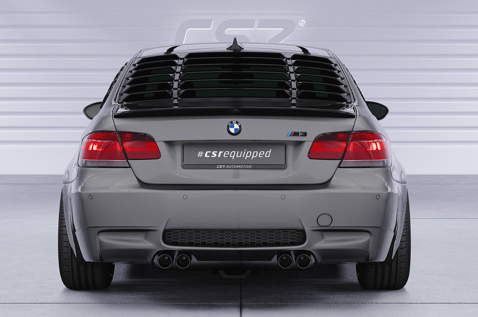 CSR Heckspoiler | Heckflügel mit ABE für BMW 3er E92 Coupe HF251-L Unlackiert roh (Lackierung erforderlich)