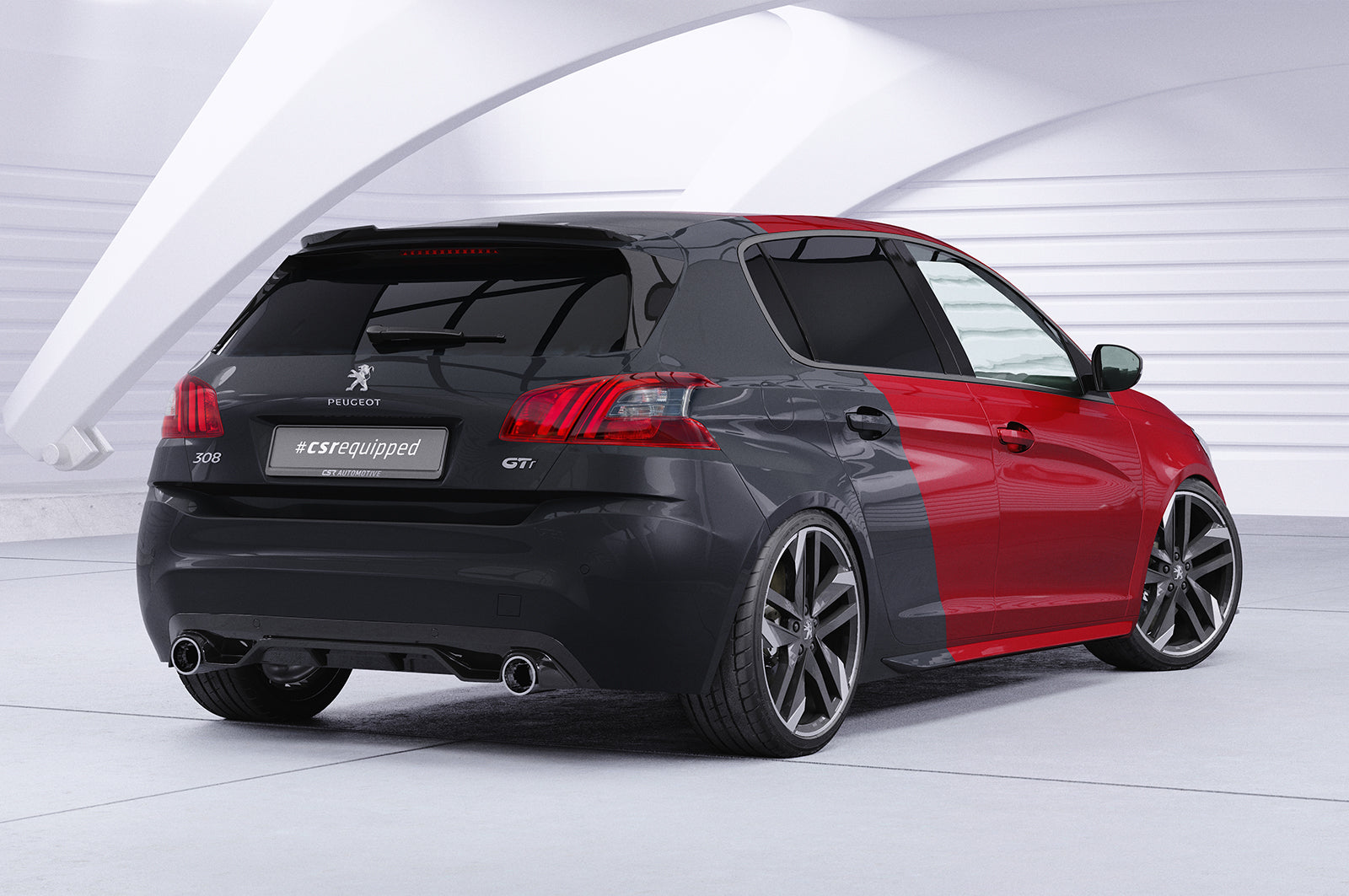 CSR Heckspoiler | Heckflügel mit ABE für Peugeot 308 II (Typ T9) GTi HF253