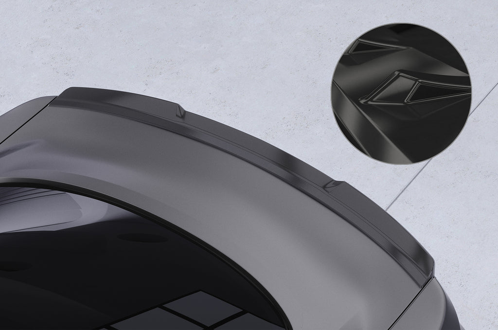 CSR Heckspoiler | Heckflügel mit ABE für Ford Mustang VI Coupe HF265-G Glossy schwarz Hochglanz (keine Lackierung erforderlich)