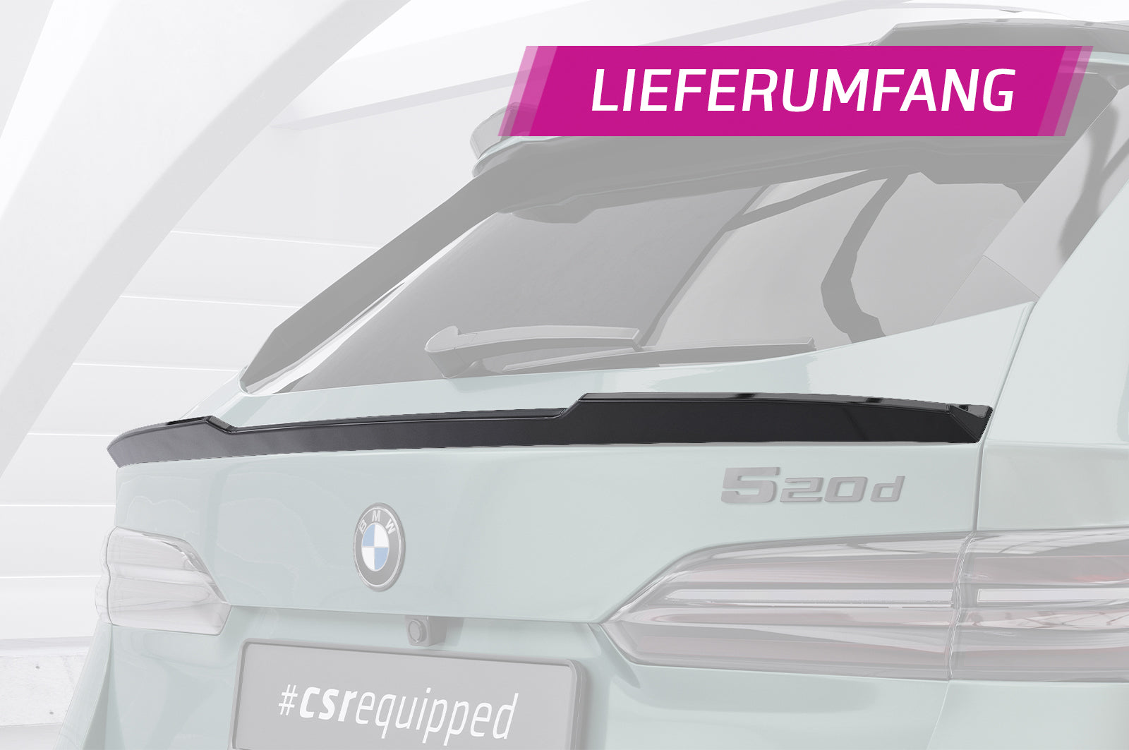 CSR Heckspoiler | Heckflügel mit ABE für BMW 5er G61 Touring HF278