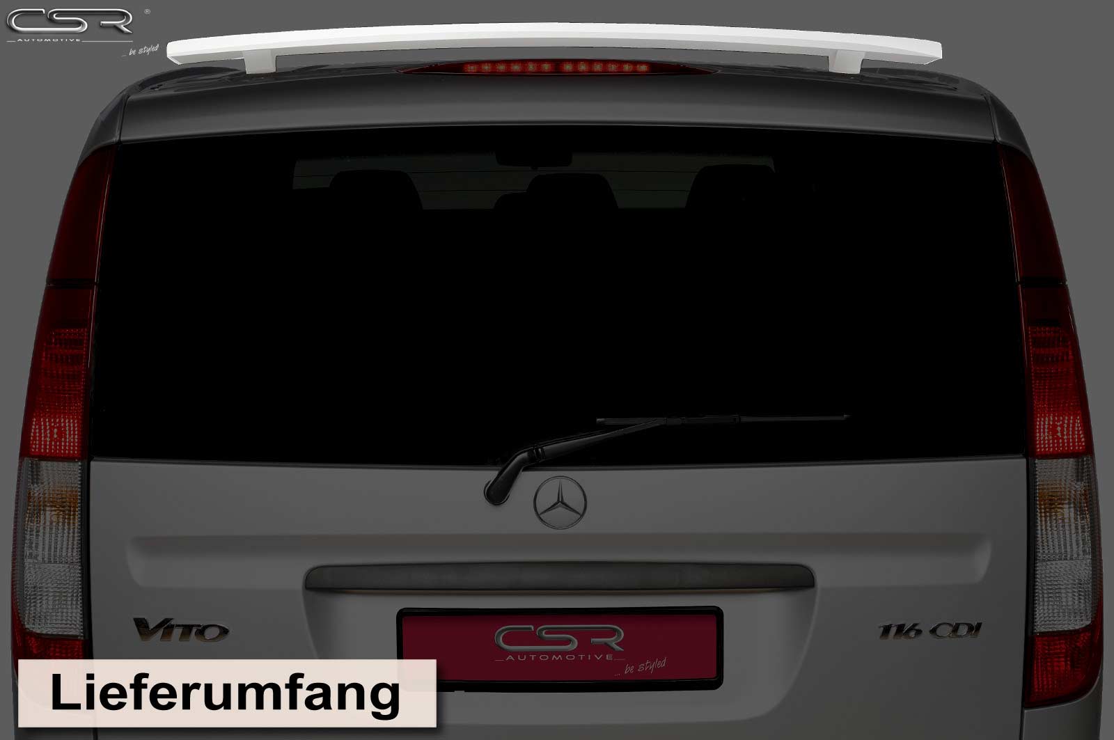 CSR Heckspoiler | Heckflügel für Mercedes-Benz Viano Vito W639 V639 HF468