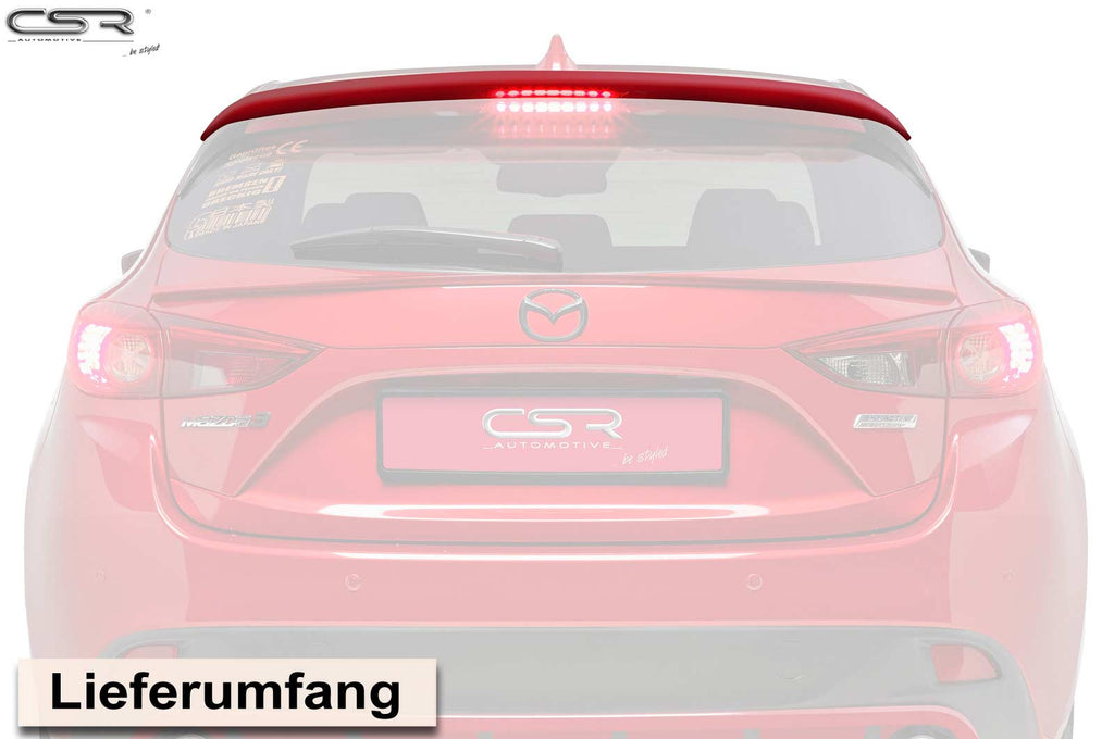 CSR Heckspoiler | Heckflügel für Mazda 3 Typ BM/BN 5-Türer HF486