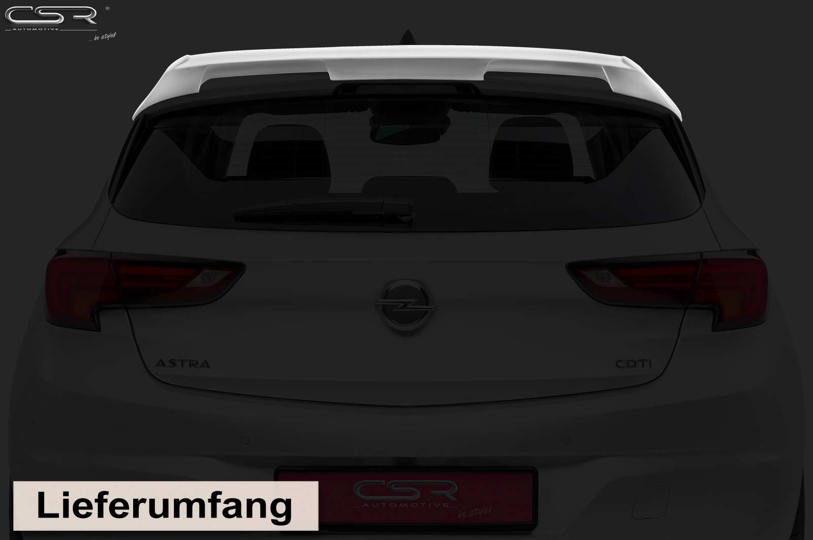CSR Heckspoiler | Heckflügel für Opel Astra K HF504
