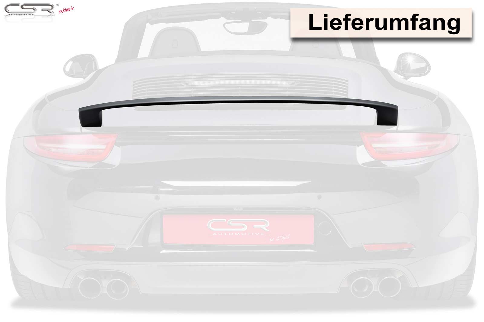 CSR Heckspoiler | Heckflügel für Porsche 911/991 HF508