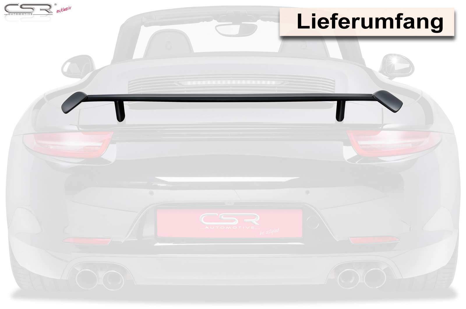 CSR Heckspoiler | Heckflügel für Porsche 911/991 HF509