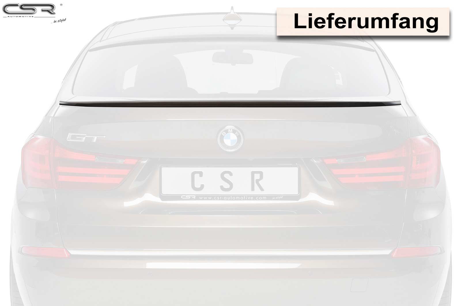 CSR Heckspoiler | Heckflügel für BMW 5er GT F07 HF512