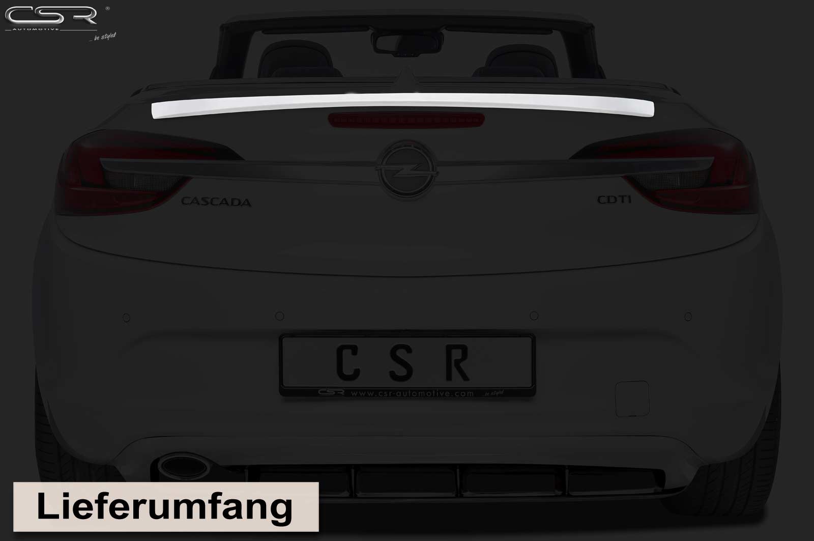 CSR Heckspoiler | Heckflügel für Opel Cascada HF527