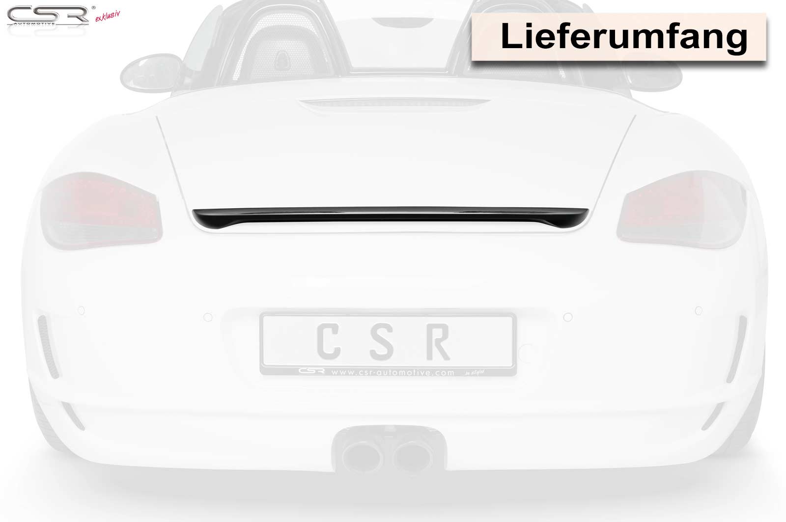 CSR Heckspoiler | Heckflügel für Porsche Boxster 987 / Cayman 987 HF536