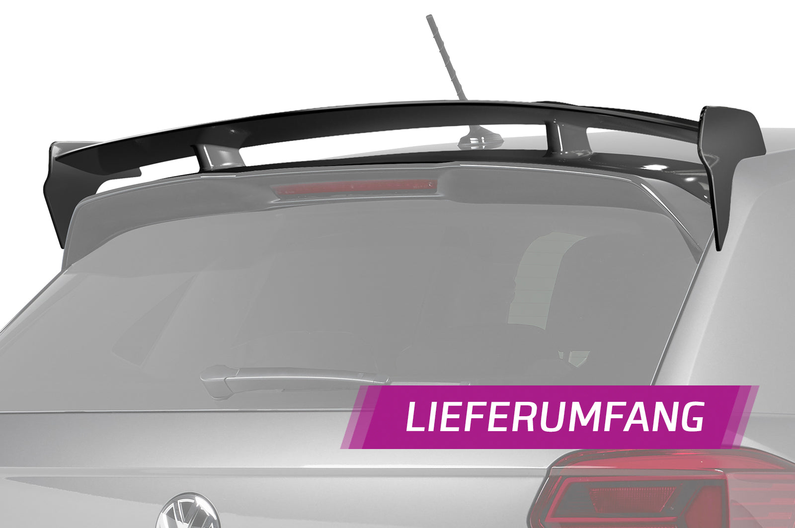 CSR Heckspoiler | Heckflügel für VW Polo VI GTI und R-Line HF541